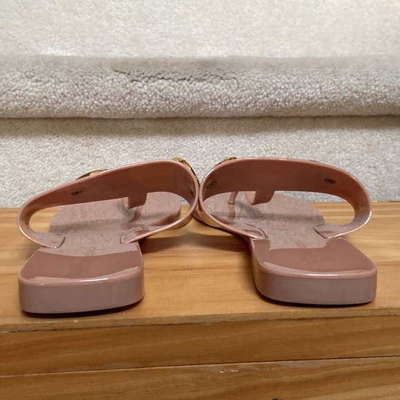 jeffrey campbell a lil bit jelly thong sandals / flip flops (gucci horsebit) - Picture 7 of 12